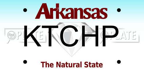 KTCHP Arkansas License Plate