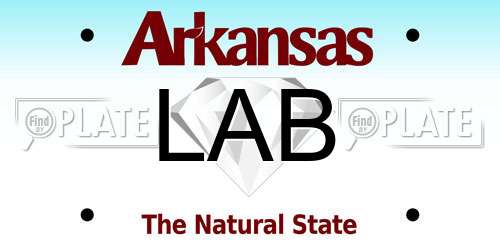 LAB Arkansas License Plate