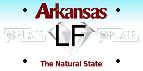 LF Arkansas License Plate