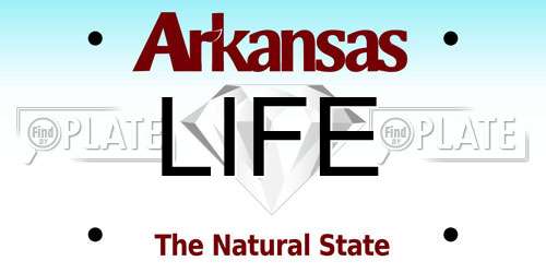 LIFE Arkansas License Plate