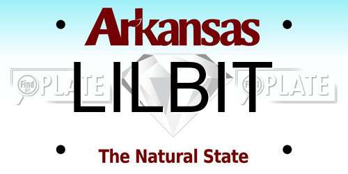 LILBIT Arkansas License Plate
