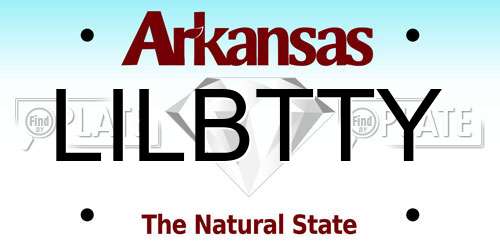 LILBTTY Arkansas License Plate
