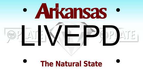 LIVEPD Arkansas License Plate