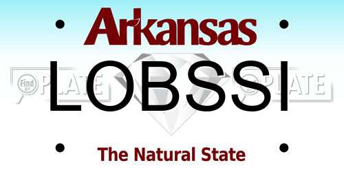 LOBSSI Arkansas License Plate