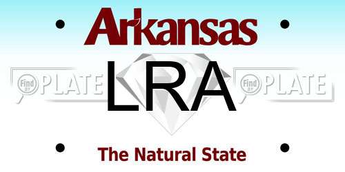 LRA Arkansas License Plate