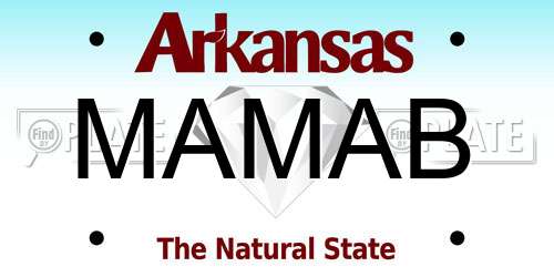 MAMAB Arkansas License Plate