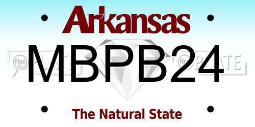 MBPB24 Arkansas License Plate