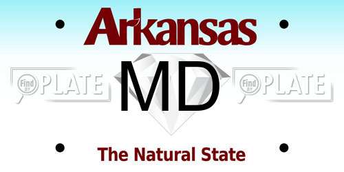 MD Arkansas License Plate