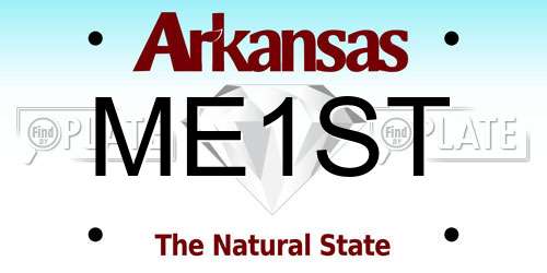 ME1ST Arkansas License Plate