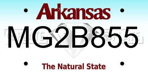 MG2B855 Arkansas License Plate