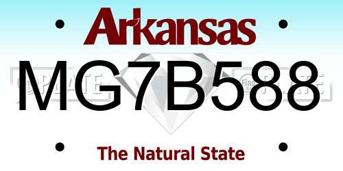 MG7B588 Arkansas License Plate