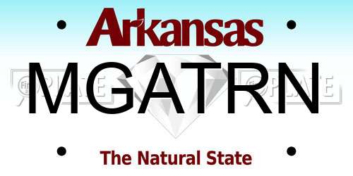 MGATRN Arkansas License Plate