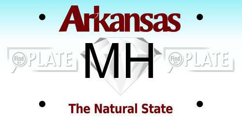 MH Arkansas License Plate