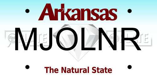 MJOLNR Arkansas License Plate