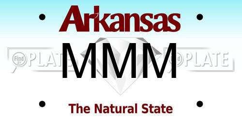 MMM Arkansas License Plate