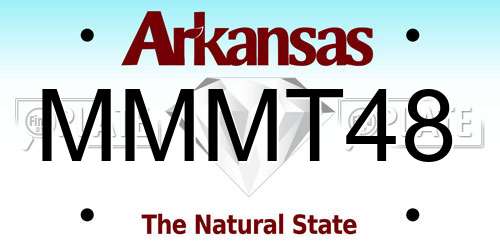 MMMT48 Arkansas License Plate