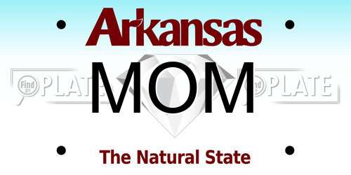 MOM Arkansas License Plate