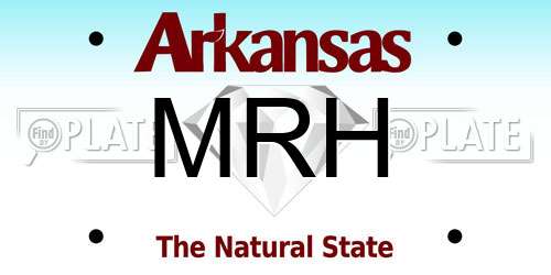 MRH Arkansas License Plate