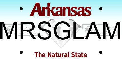 MRSGLAM Arkansas License Plate