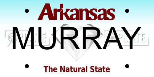 MURRAY Arkansas License Plate