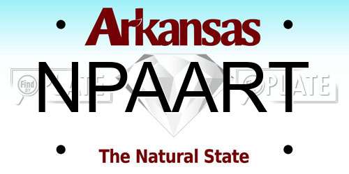 NPAART Arkansas License Plate