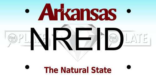 NREID Arkansas License Plate