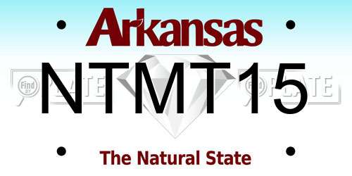NTMT15 Arkansas License Plate