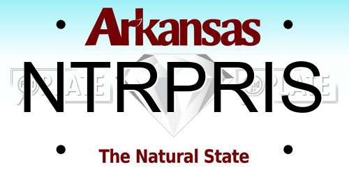 NTRPRIS Arkansas License Plate