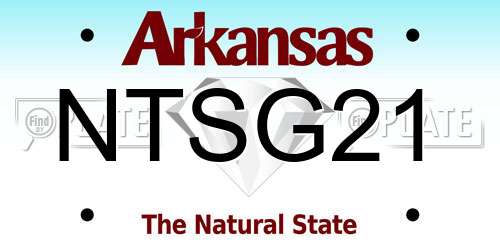 NTSG21 Arkansas License Plate