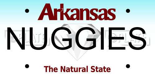 NUGGIES Arkansas License Plate