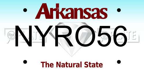 NYRO56 Arkansas License Plate