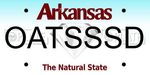 OATSSSD Arkansas License Plate
