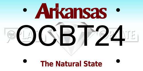 OCBT24 Arkansas License Plate