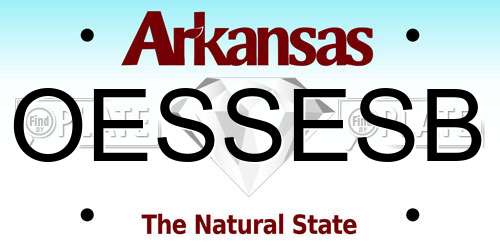 OESSESB Arkansas License Plate