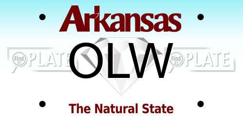 OLW Arkansas License Plate