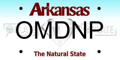 OMDNP Arkansas License Plate