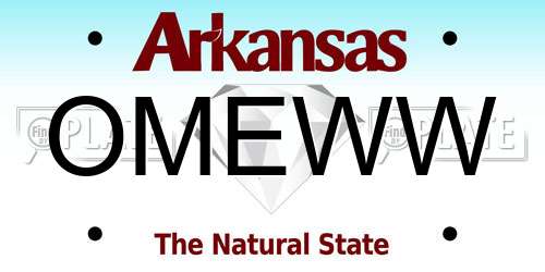 OMEWW Arkansas License Plate
