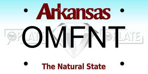 OMFNT Arkansas License Plate