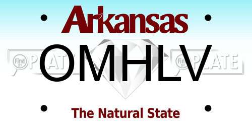 OMHLV Arkansas License Plate