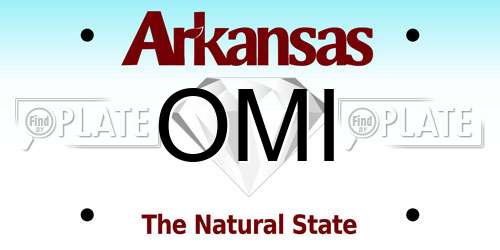 OMI Arkansas License Plate