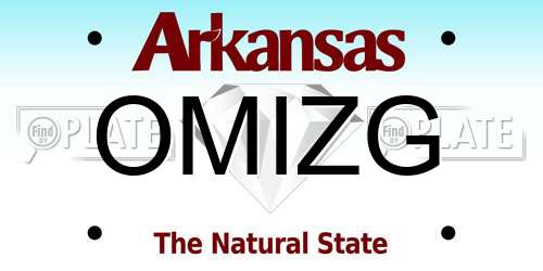 OMIZG Arkansas License Plate