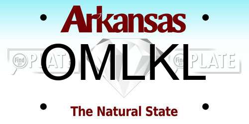 OMLKL Arkansas License Plate