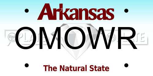 OMOWR Arkansas License Plate