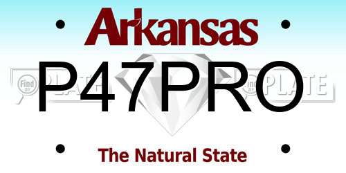 P47PRO Arkansas License Plate