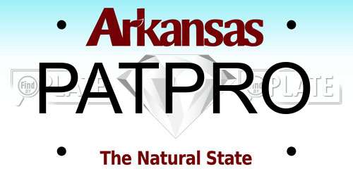 PATPRO Arkansas License Plate