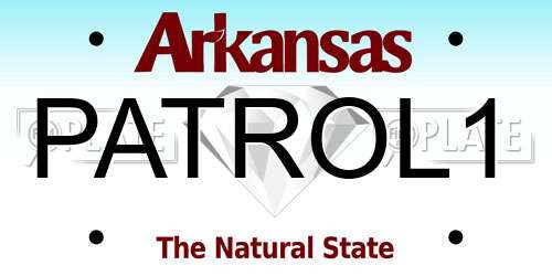 PATROL1 Arkansas License Plate