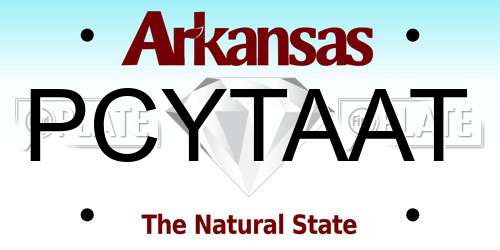 PCYTAAT Arkansas License Plate
