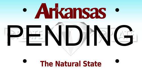 PENDING Arkansas License Plate