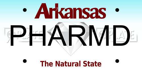 PHARMD Arkansas License Plate