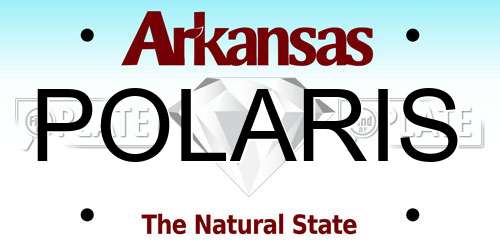 POLARIS Arkansas License Plate